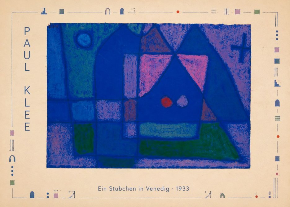 Paul Klee Ein Stübchen in Venedig No4 - Affiche