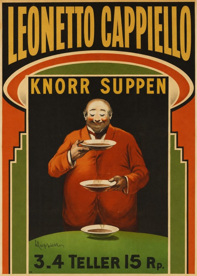 Leonetto Cappiello Knorr Suppen No6 - Affiche