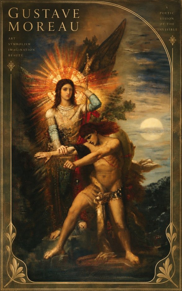 Gustave Moreau The Archangel Michael No5 - Affiche