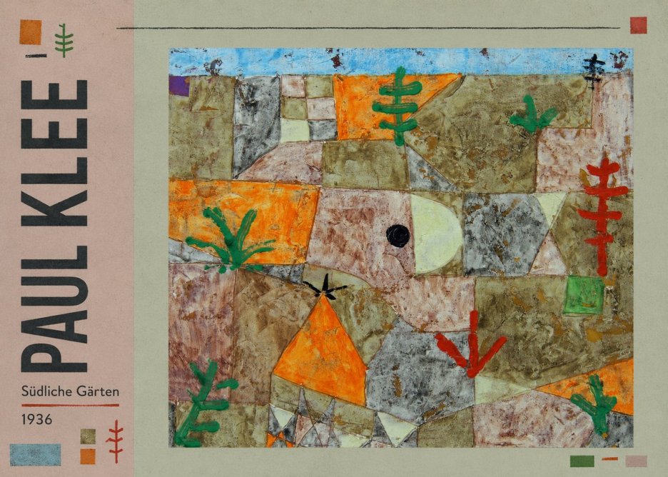 Paul Klee Südliche Gärten No3 - Affiche