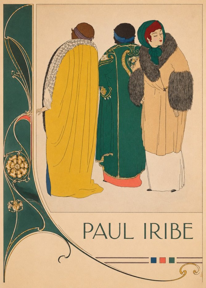 Paul Iribe Fashionable Figures No3 - Affiche