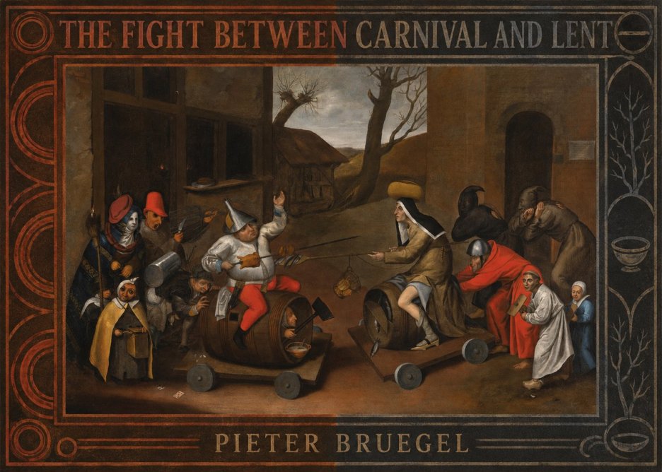 Pieter Bruegel The Fight Between Carnival and Lent IV No6 - Affiche