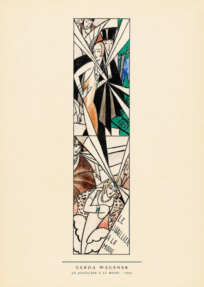 Gerda Wegener Le Joaillier À La Mode No6 - Affiche