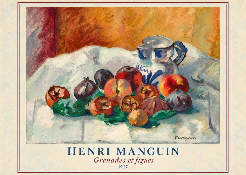 Henri Manguin Grenades Et Figues No3 - Affiche