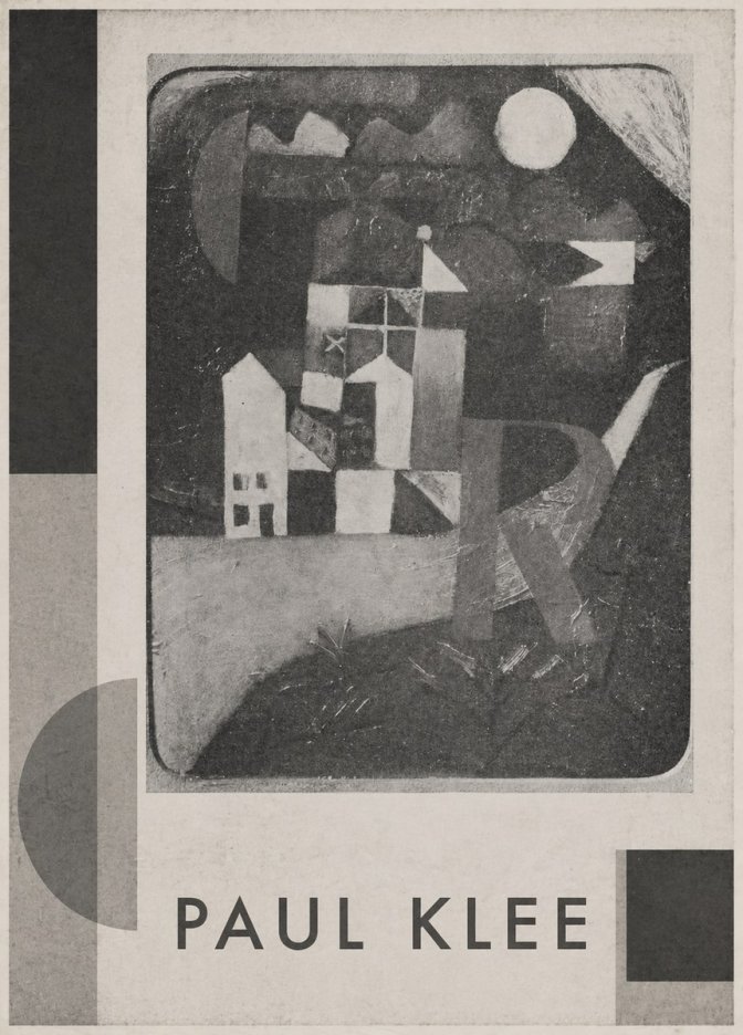 Paul Klee Village in the Mountains No3 - Affiche