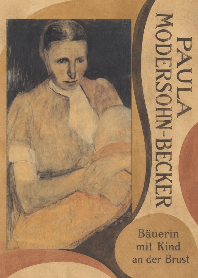 Paula Modersohn-Becker Bäuerin Mit Kind an Der Brust No4 - Affiche