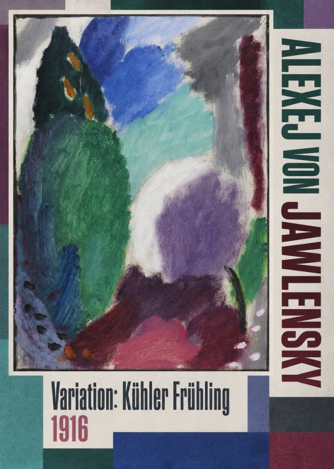 Alexej von Jawlensky Variation: Kühler Frühling No2 - Affiche
