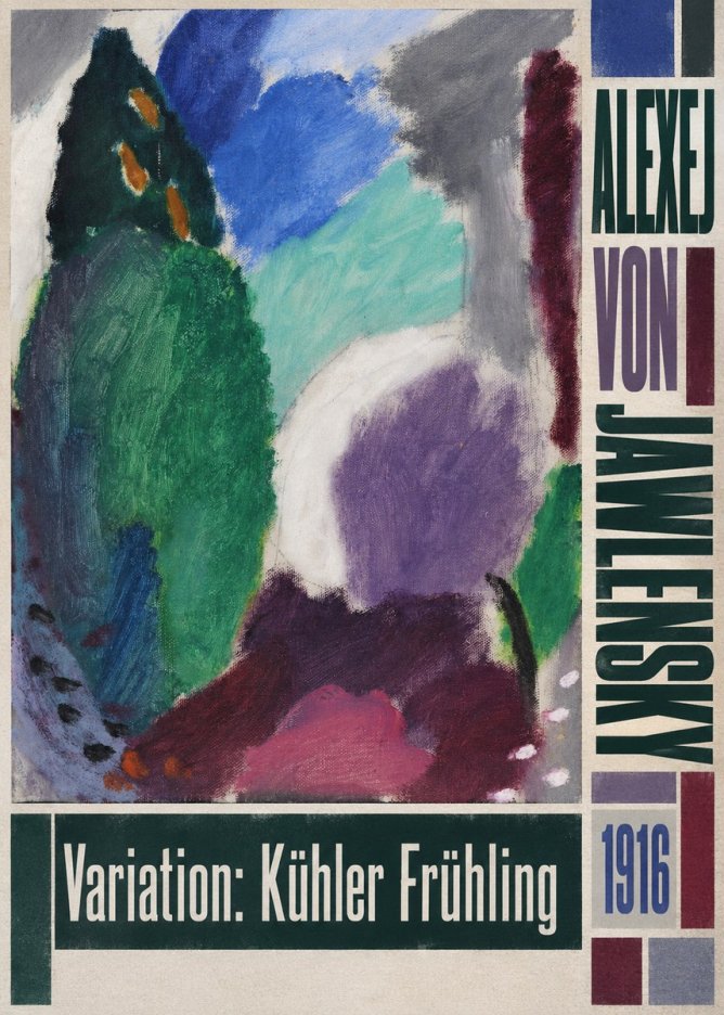 Alexej von Jawlensky Variation: Kühler Frühling No5 - Affiche