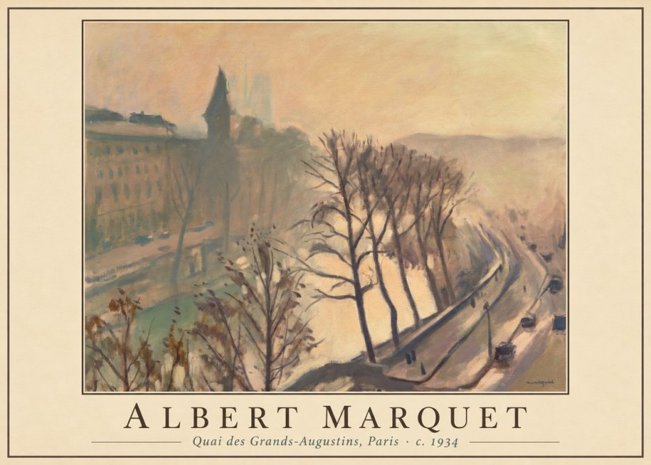 Albert Marquet Quai Des Grands-augustins, Paris · C. 1934 No1 - Affiche