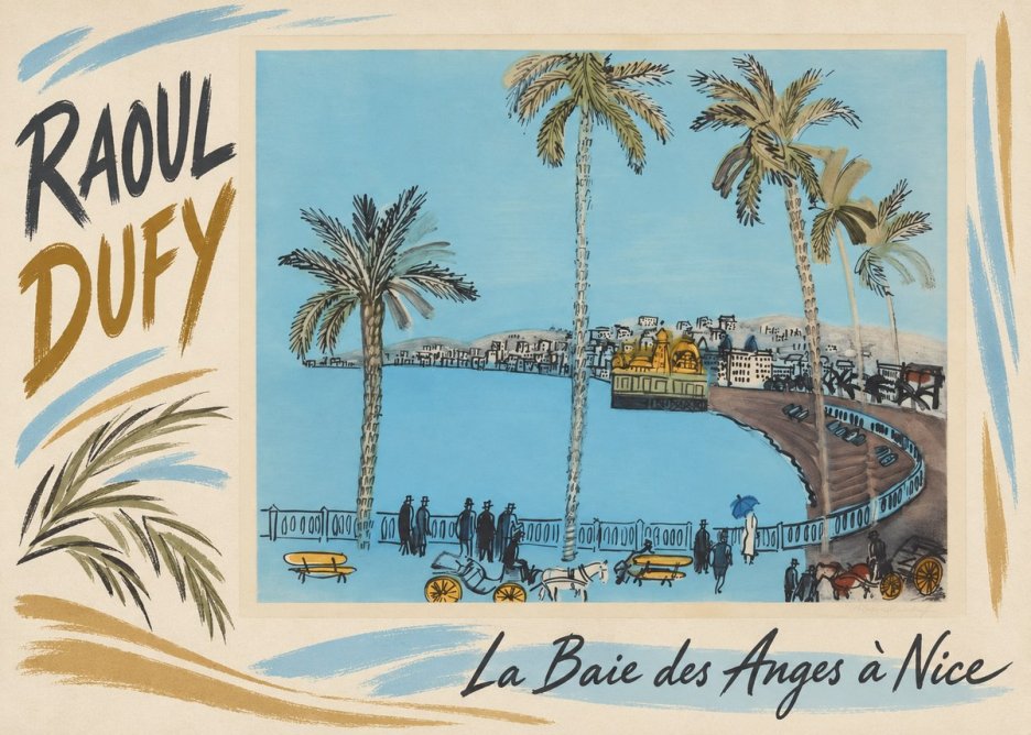 Raoul Dufy La Baie Des Anges À Nice No2 - Affiche