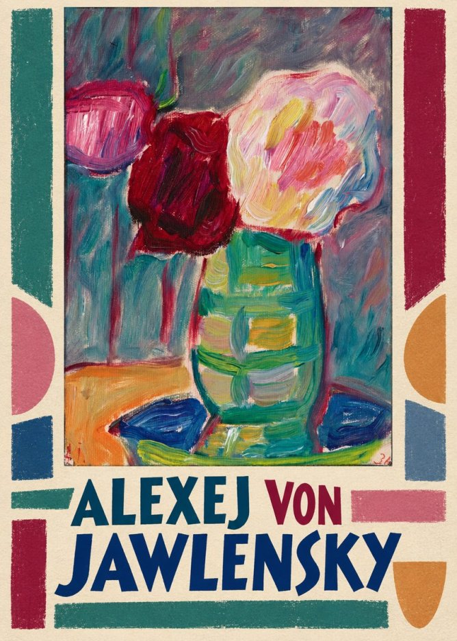 Alexej von Jawlensky Still Life with Flowers No3 - Affiche
