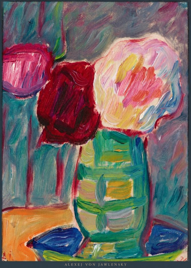 Alexej von Jawlensky Still Life with Flowers No5 - Affiche