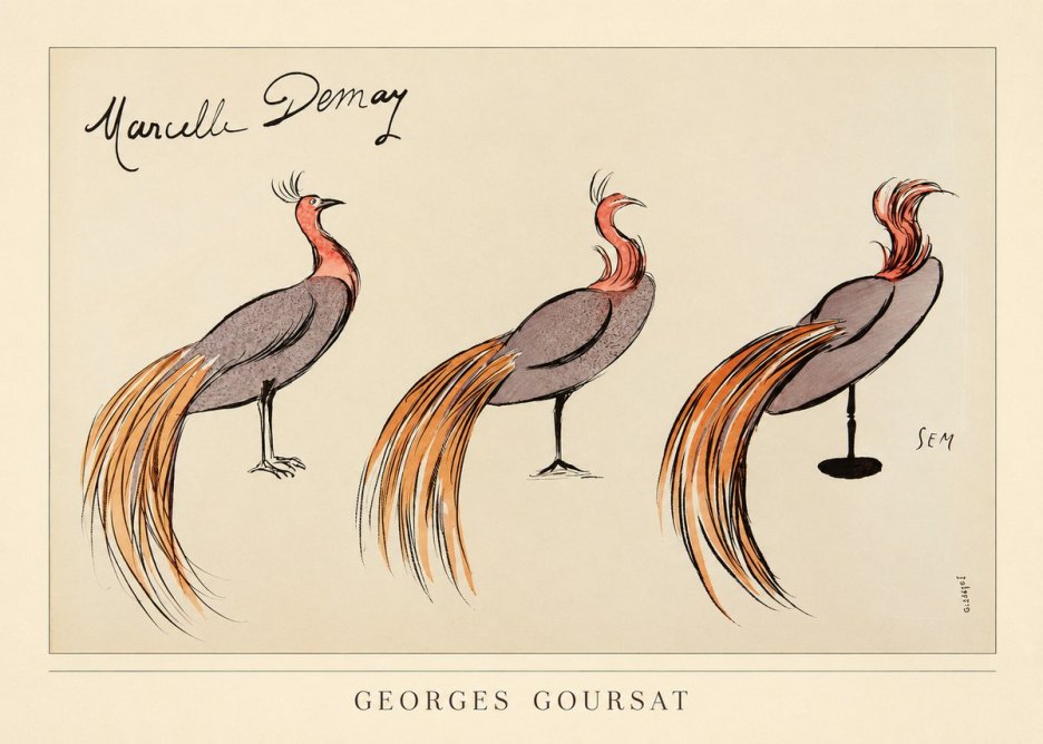 Georges Goursat Marcelle Demay No3 - Affiche