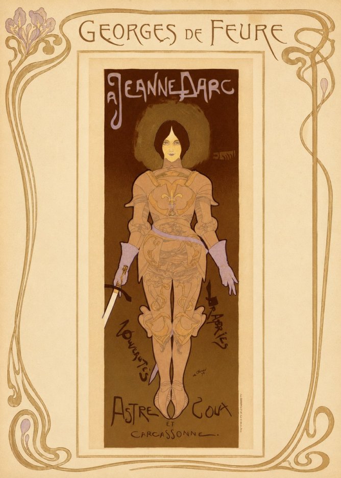 Georges de Feure Jeanne D'arc No1 - Affiche