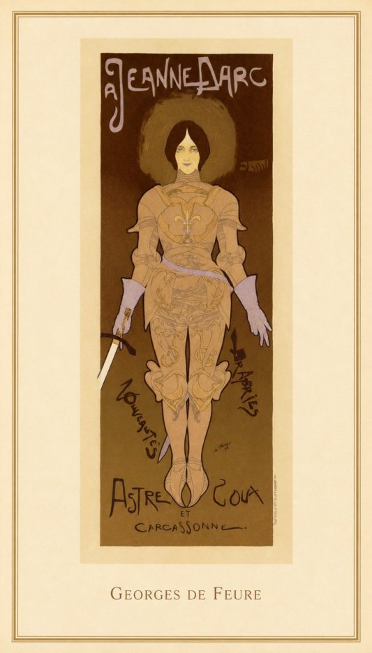 Georges de Feure Jeanne D'arc No4 - Affiche