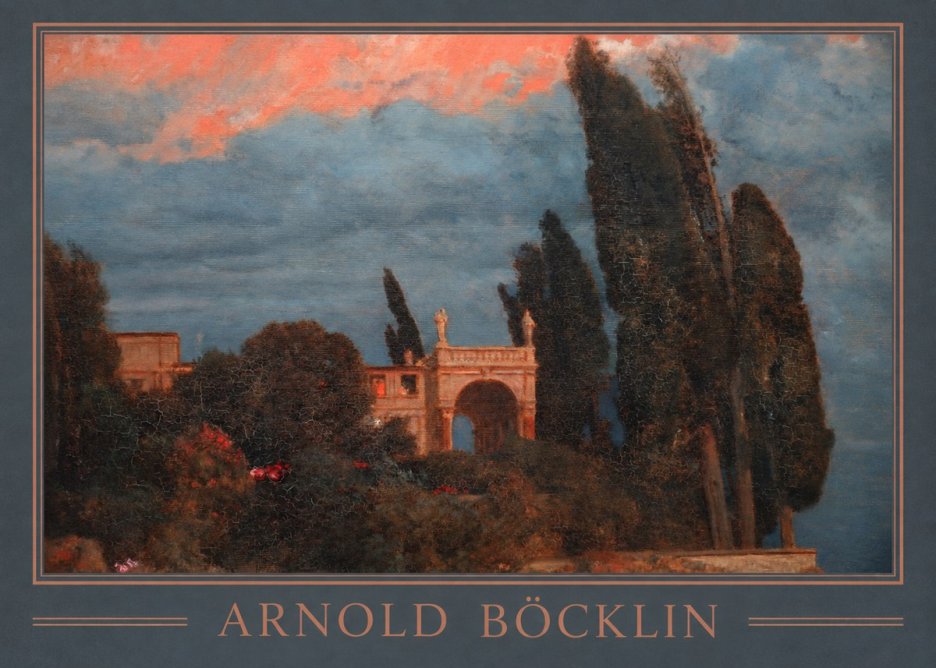Arnold Böcklin Roman Villa No1 - Affiche