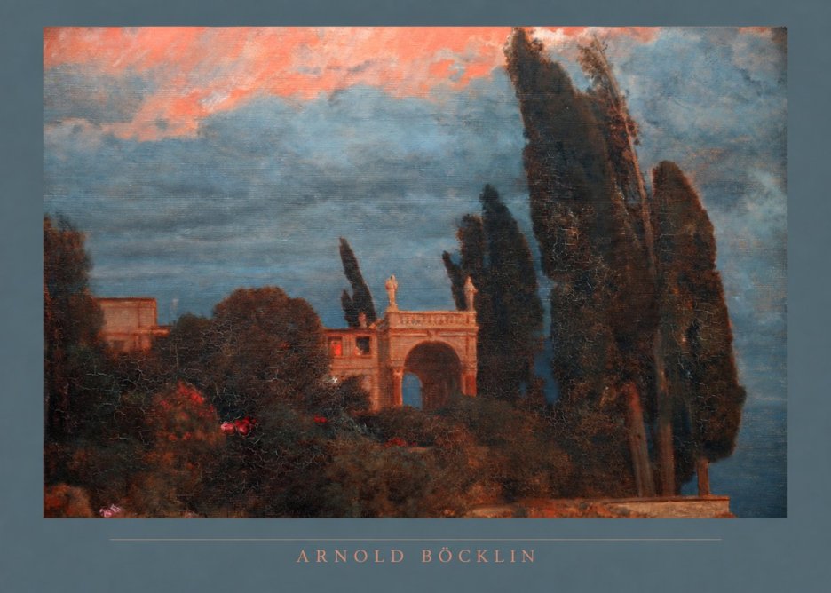 Arnold Böcklin Roman Villa No2 - Affiche