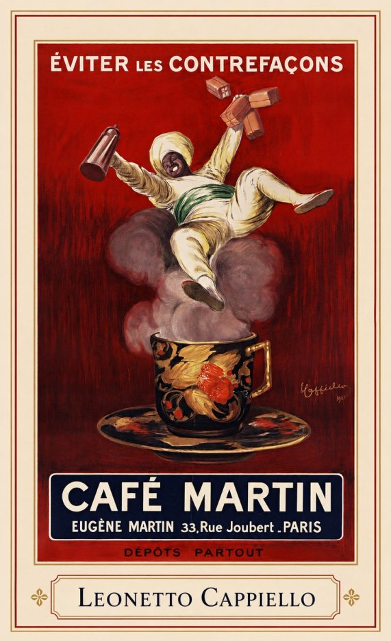 Leonetto Cappiello Café Martin No1 - Affiche