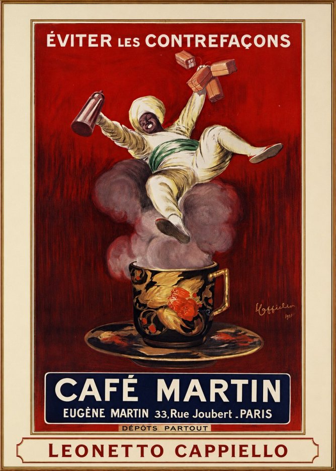 Leonetto Cappiello Café Martin No5 - Affiche