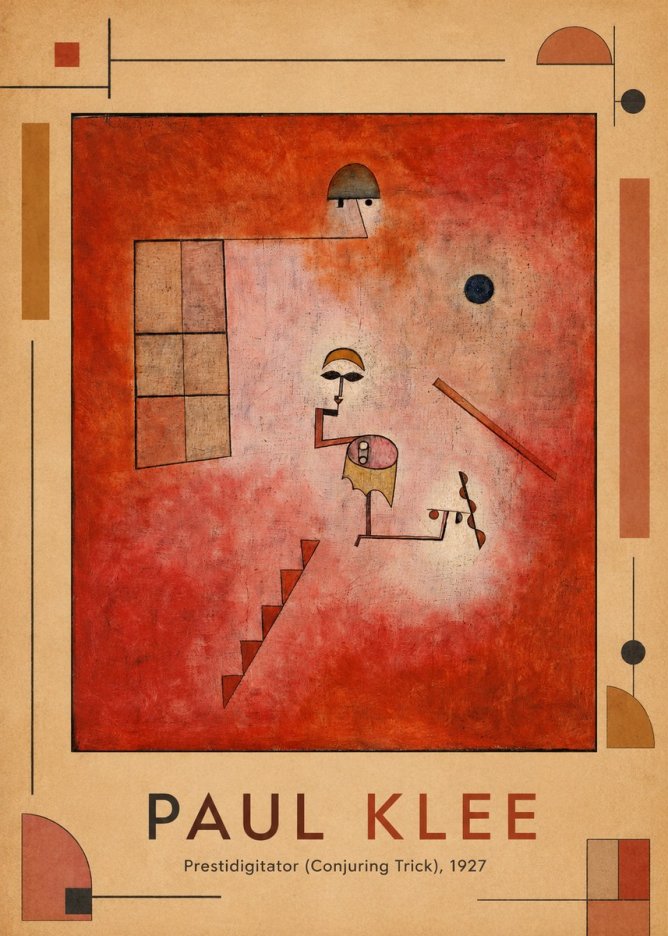 Paul Klee Prestidigitator (Conjuring Trick), 1927 No1 - Affiche