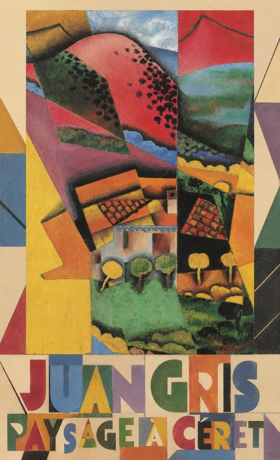Juan Gris Paysage À Céret No4 - Affiche