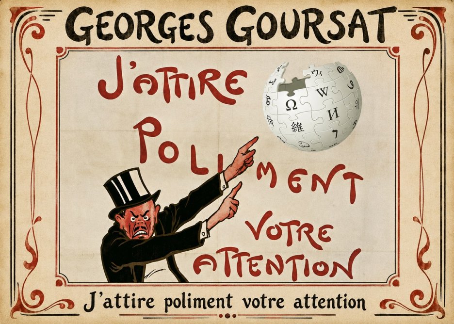 Georges Goursat J'attire Poliment Votre Attention No1 - Affiche