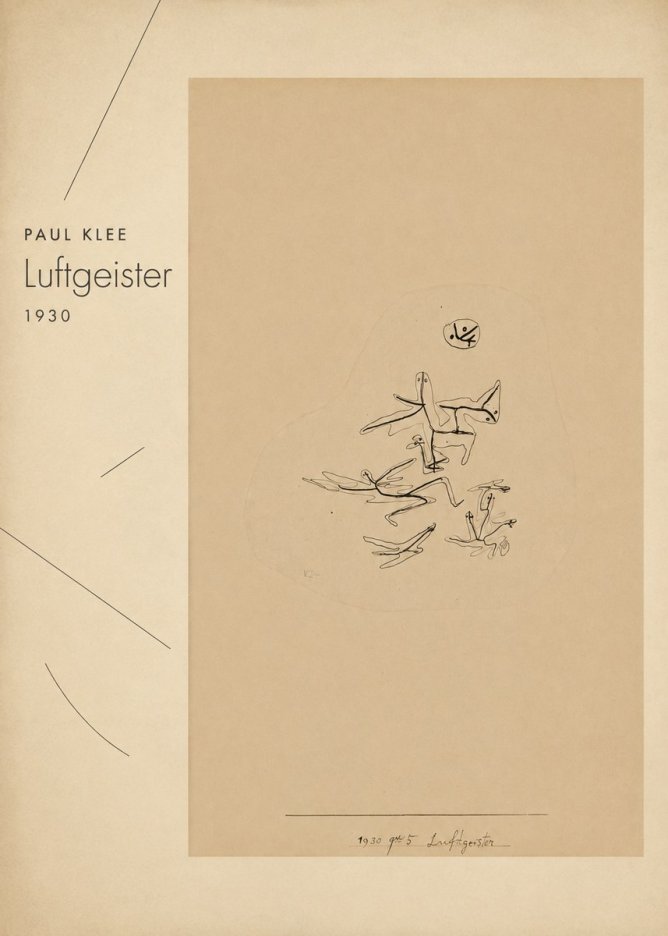 Paul Klee Luftgeister No2 - Affiche