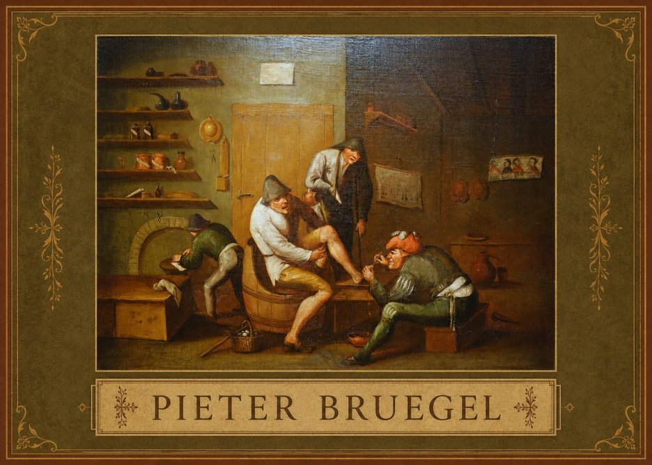 Pieter Bruegel The Foot Operation No1 - Affiche