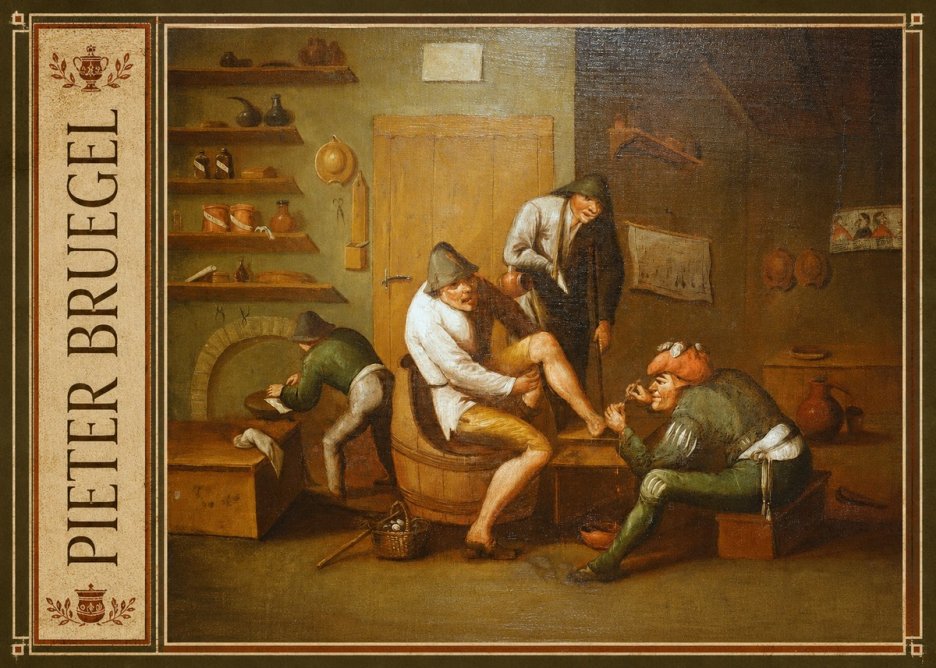 Pieter Bruegel The Foot Operation No2 - Affiche