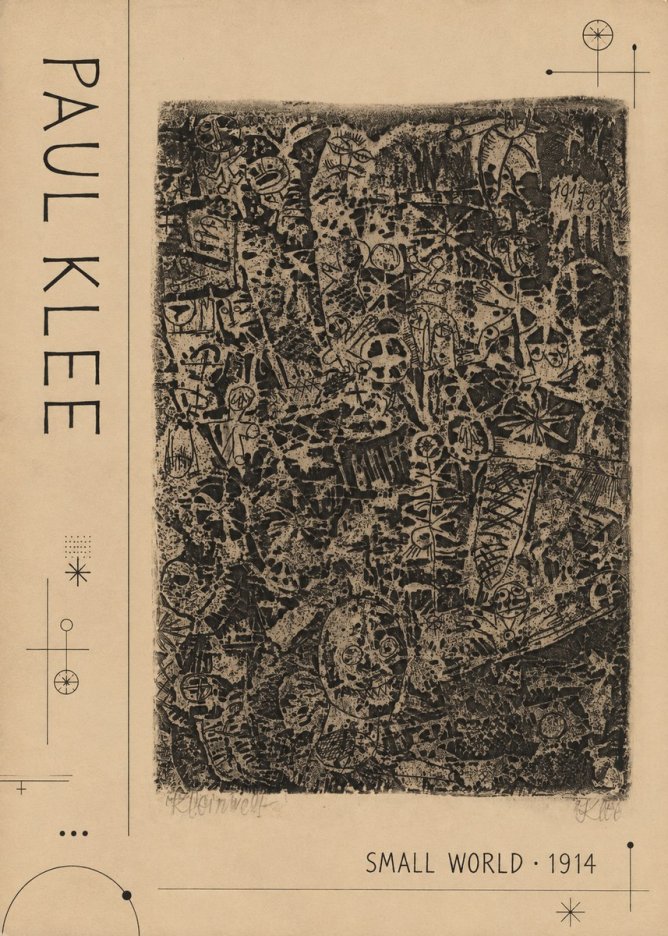 Paul Klee Small World No2 - Affiche