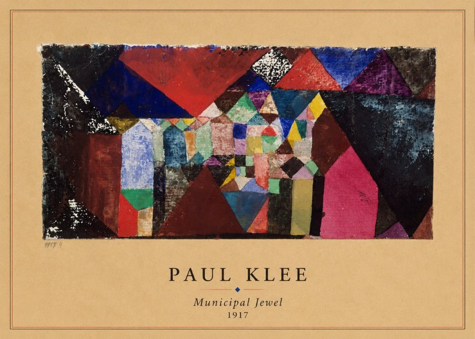 Paul Klee Municipal Jewel No4 - Affiche