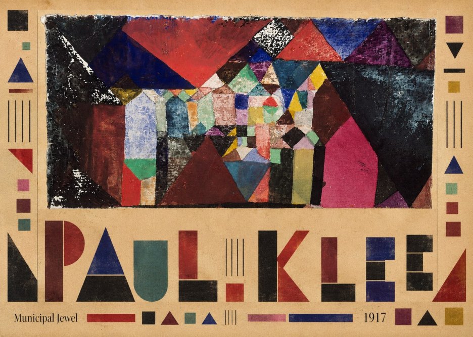 Paul Klee Municipal Jewel No5 - Affiche