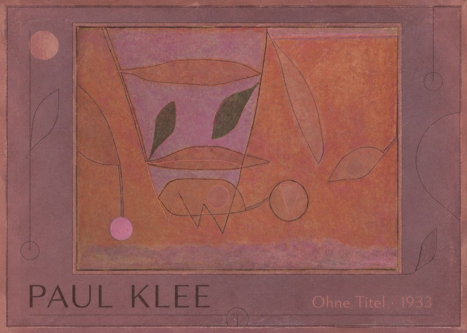 Paul Klee Ohne Titel II No1 - Affiche