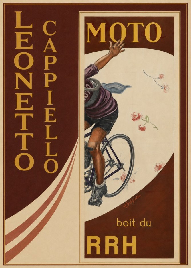 Leonetto Cappiello Moto Rrh No4 - Affiche