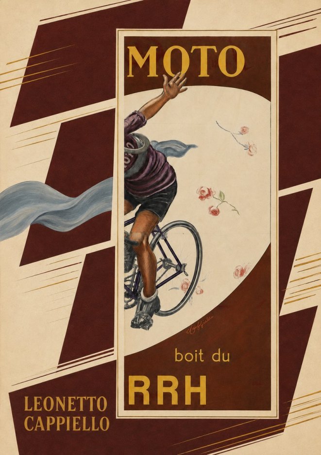 Leonetto Cappiello Moto Rrh No6 - Affiche