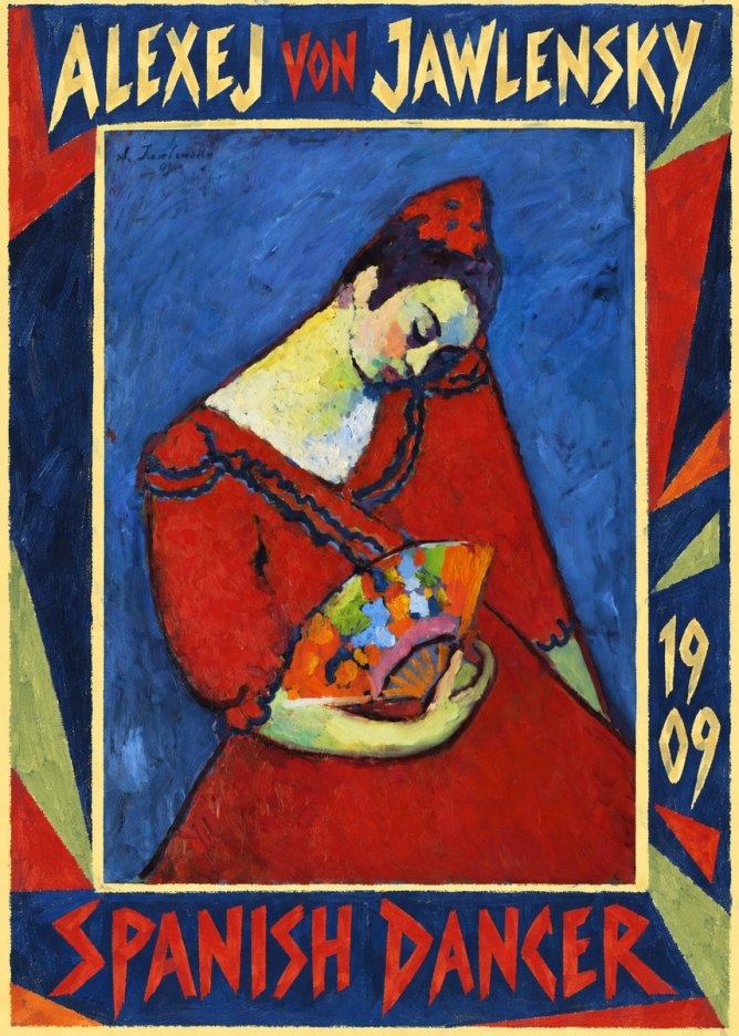 Alexej von Jawlensky Spanish Dancer No1 - Affiche