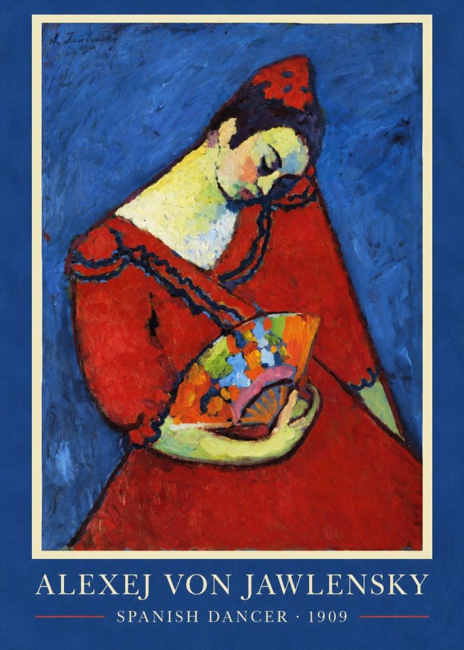 Alexej von Jawlensky Spanish Dancer No3 - Affiche