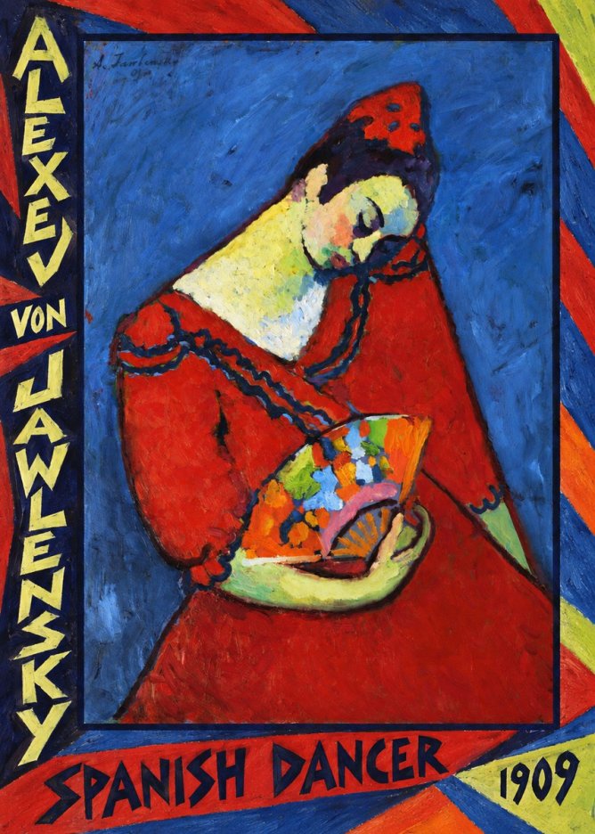 Alexej von Jawlensky Spanish Dancer No4 - Affiche