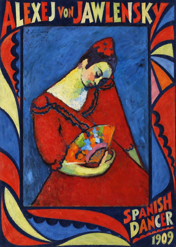 Alexej von Jawlensky Spanish Dancer No6 - Affiche
