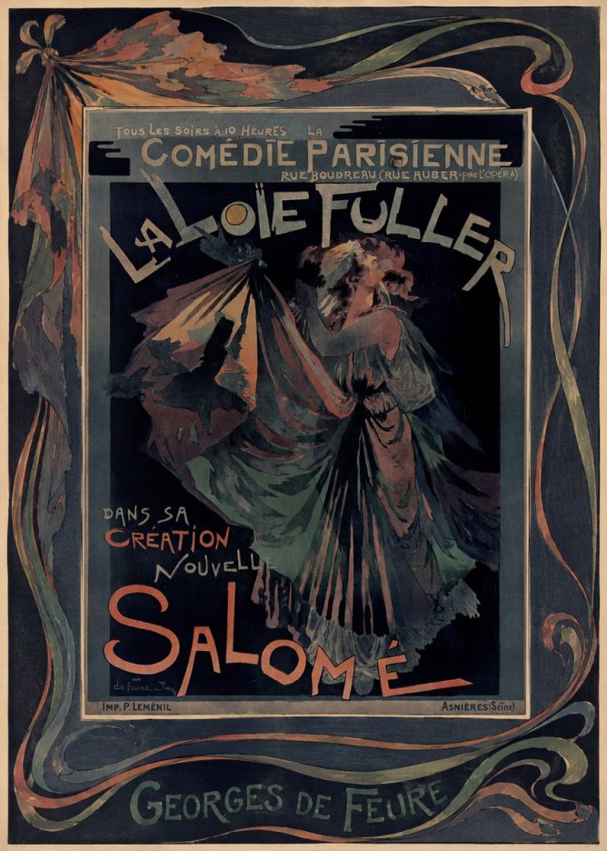 Georges de Feure La Loïe Fuller - Salomé III No2 - Affiche