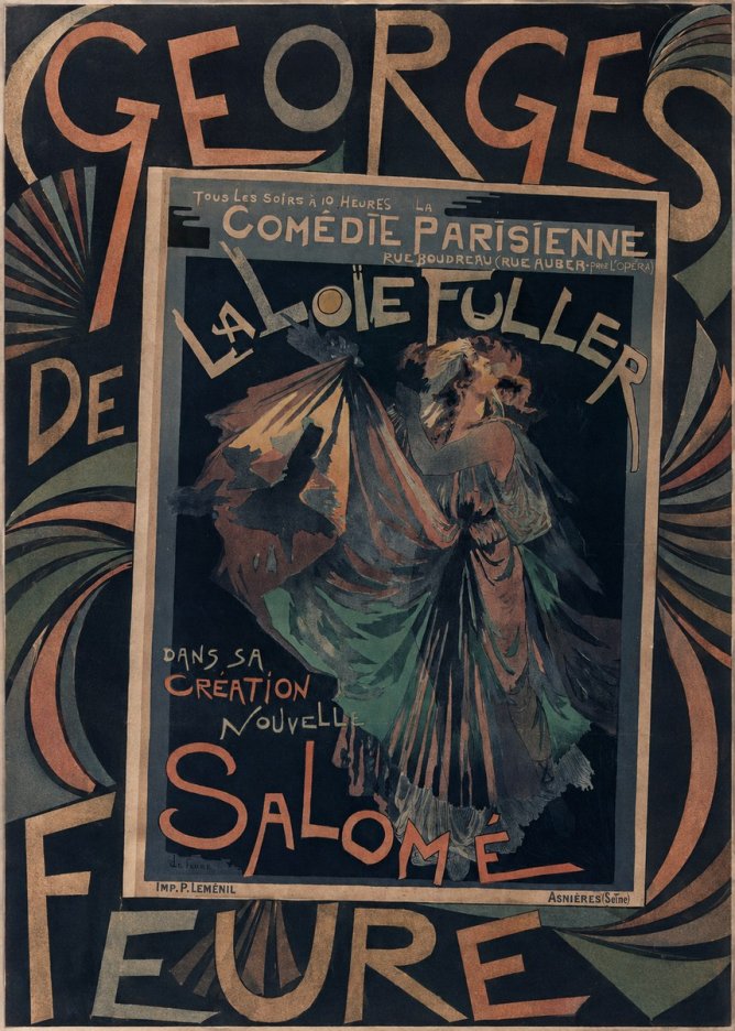 Georges de Feure La Loïe Fuller - Salomé III No5 - Affiche