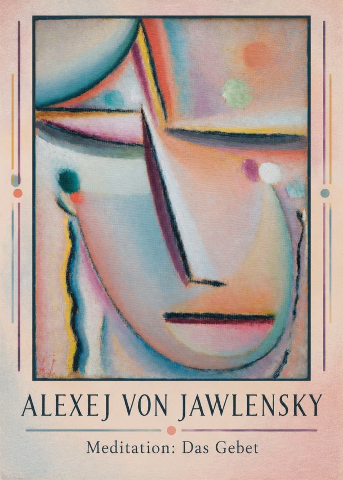 Alexej von Jawlensky Meditation: Das Gebet No1 - Affiche
