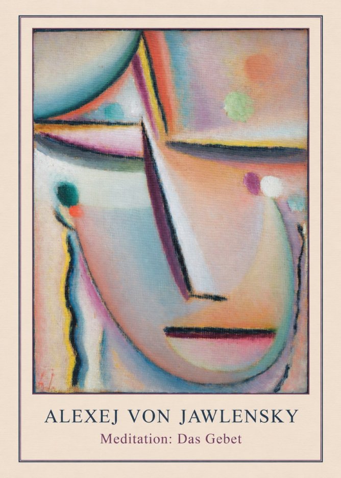 Alexej von Jawlensky Meditation: Das Gebet No4 - Affiche