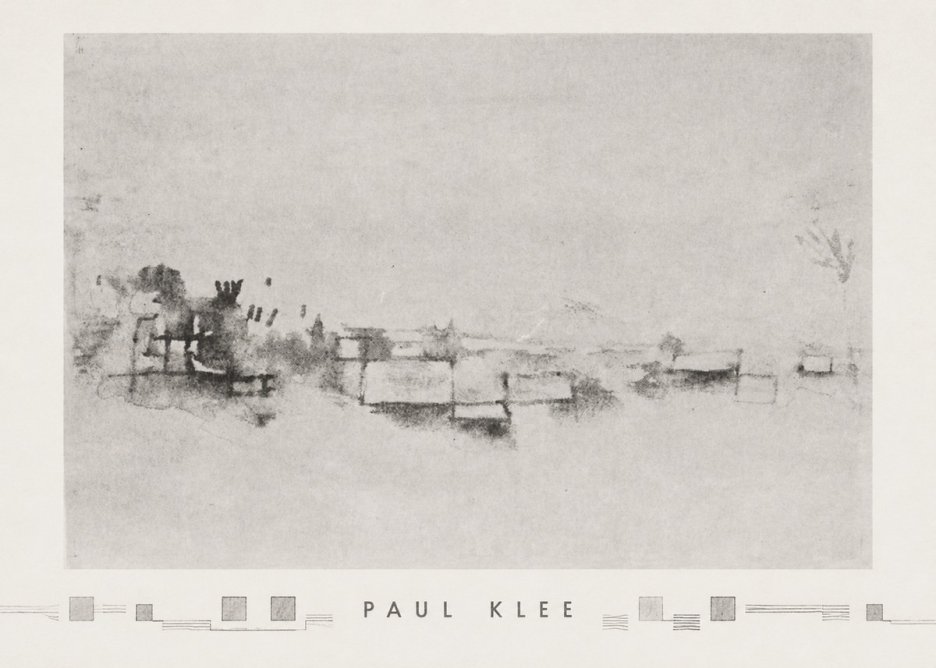 Paul Klee View of the Valley No3 - Affiche