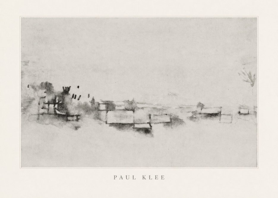 Paul Klee View of the Valley No4 - Affiche