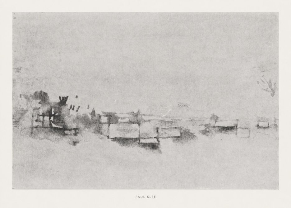 Paul Klee View of the Valley No5 - Affiche