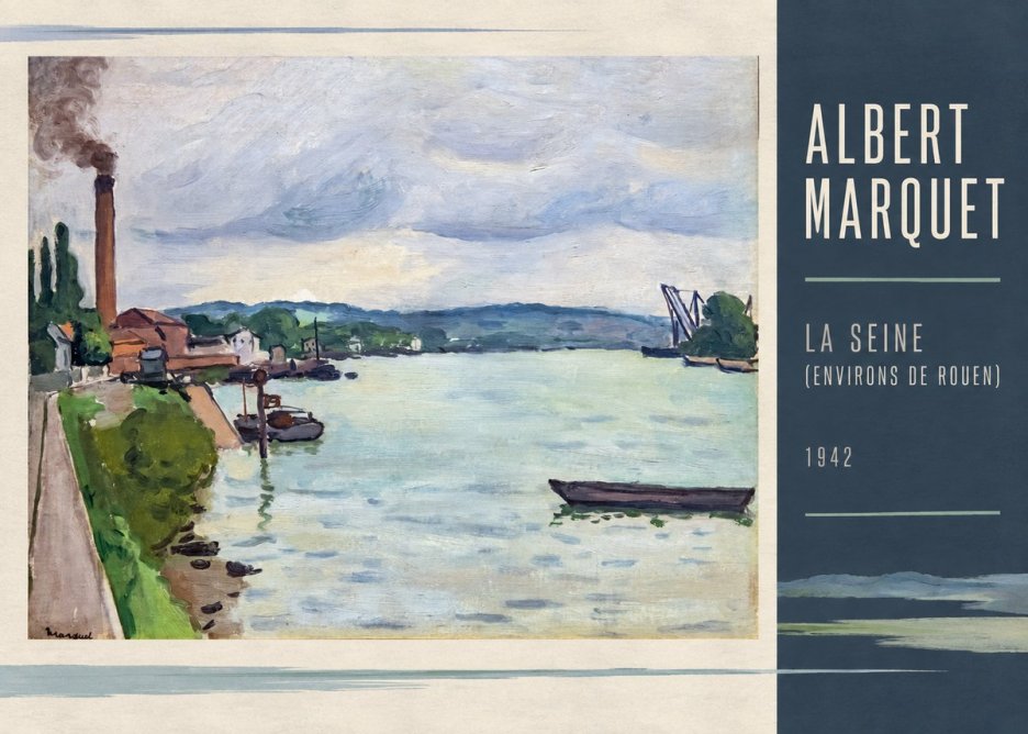 Albert Marquet La Seine (Environs De Rouen) No2 - Affiche