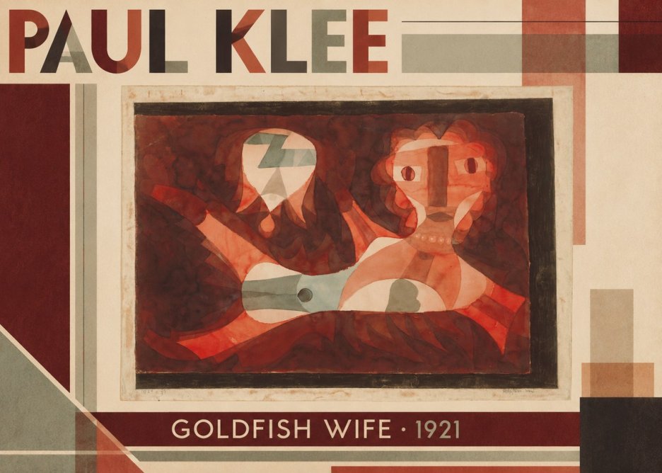 Paul Klee Goldfish Wife No4 - Affiche