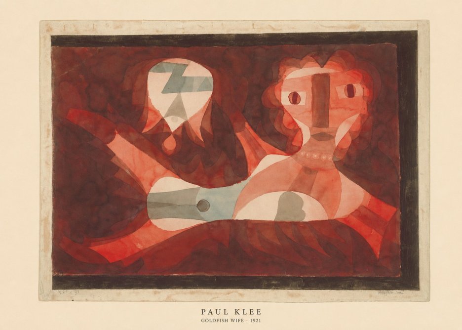 Paul Klee Goldfish Wife No6 - Affiche