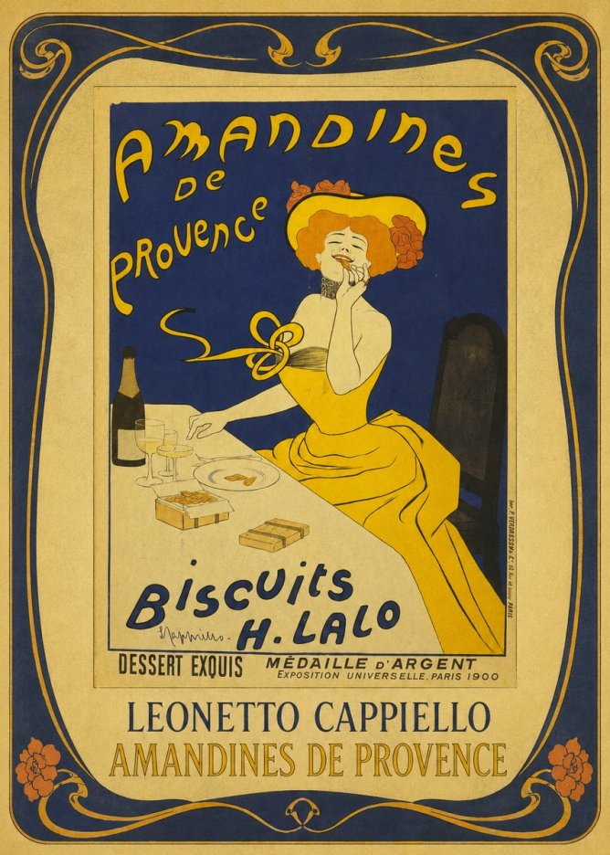 Leonetto Cappiello Amandines De Provence Biscuits H. Lalo III No1 - Affiche